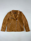 The Outerwear Premium Original Suede Leather Jacket Women’s (L)