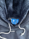 Adidas Navy Sherpa-Lined Hoodie (S)