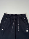 New Balance Black Wide Leg Snap Hem Sweatpants (W:26) (L:40)
