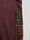 Roots Canada Classic Beaver Logo Hoodie – Burgundy (S)
