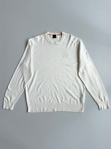 Hugo Boss Crewneck Sweater – Cream/White (XL)