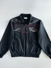 Reebok Classic Vintage Union Jack Graphic Windbreaker Bomber Jacket (L/XL)