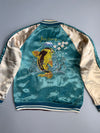 ZTEN - NEN Japanese Reversible Sukajan Jacket  Koi Fish & Mt. Fuji Fully  Embroidery
