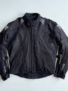 Modeka Textile Mesh Motorcycle Riding Jacket padded – Black (M)