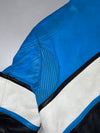 Blue-White-Black Tri-Color Racing Padded Jacket (S)