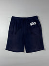 Gap Navy Arch Logo Fleece Shorts (W:34) (L:21)