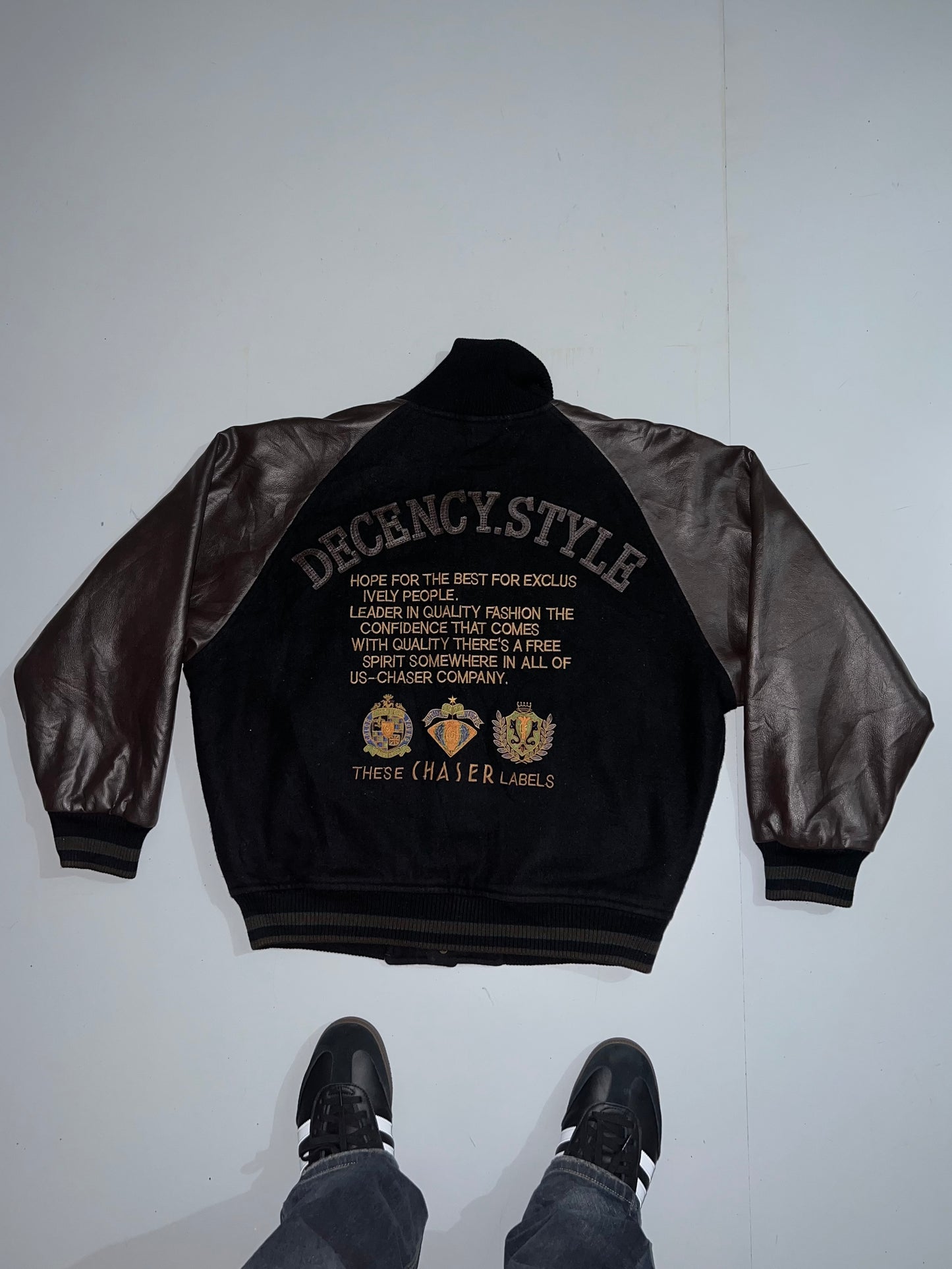 ZSuper Rare Varsity Jacket (Original Leather Sleeve) (M/L)