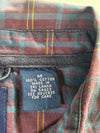 Vintage Gap Plaid Short Sleeve Shirt – Maroon/Navy (XL)