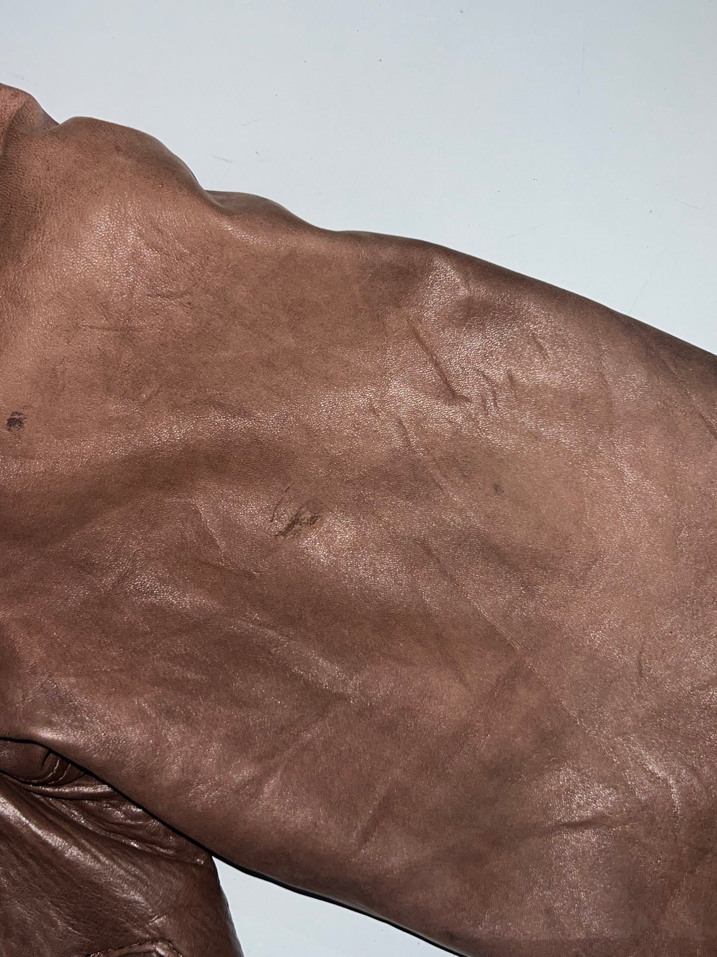 ! ! ! ! ! Avirex Type A-2 Leather Jacket (L)