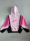 Nike Pink Colorblock Windbreaker Hoodie (M)