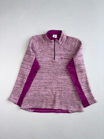 Columbia Women’s Pink Knit Fleece Quarter Zip (S/M)
