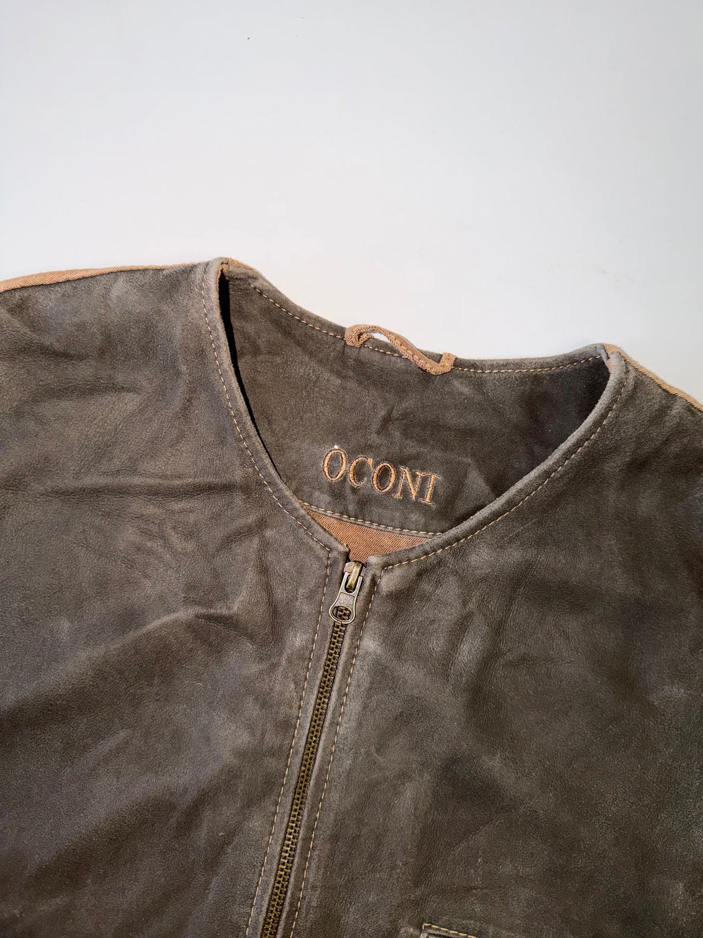 !                                                                                                                                                                             Super Premium Original Half Leather Jacket (M)