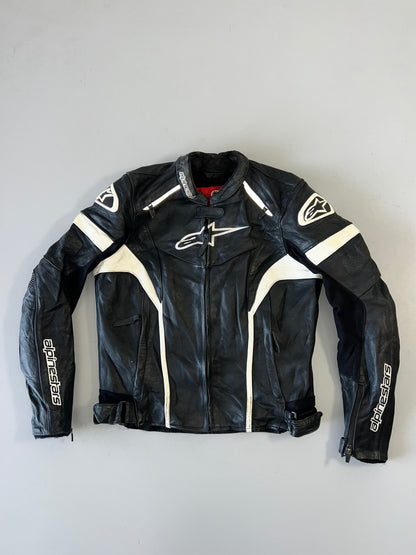 ZSuper RARE Alpinestars Stella GP Plus Riding Original Leather Jacket Padded (XS)