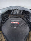 Pilot Yellow/Black Racing Leather Jacket PADDED (M/L)