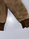 Carhartt Active Hooded Jacket Tan Duck Canvas, Quilt Lined (M)