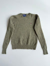 Polo Ralph Lauren Sage Green 100% Wool Crewneck Sweater (S)