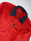 Patagonia Synchilla Fleece Half-Zip Pullover Red/Navy Retro (2XL)