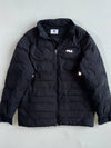 FILA Black Quilted Puffer Jacket with Reflective (M)
