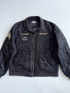 US Army | Black Quilted Airborne Bomber Jacket | (XL/2XL)