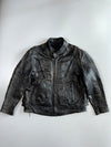 Super Premium Original Racing Heavy Leather Jacket (XL)