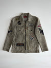 Vintage Levi’s | Grey Patchwork Trucker Jacket RARE (M)