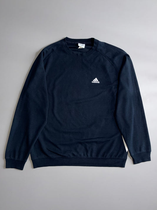 Adidas Black Essential Crewneck Sweatshirt (XL)