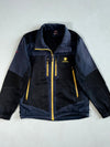 Black Yak Extreme Peak Technical Outdoor Jacket – Navy & Black with Yellow Zips (S)