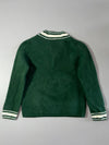 Lacoste Green Cricket V-Neck Sweater – Varsity Croc Patch Edition (XS)