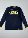 Legea | Mercator Vlaanderen Football Long Sleeve Tee | Black Yellow (L)