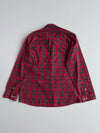 Emmanuel Schvili Disney Donald Duck Embroidered Tartan Flannel Shirt (M)