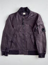 C.P. Company Garment Dyed Washed Black Lens Bomber Jacket(S)