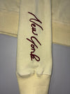 Abercrombie & Fitch NY Yellow Full-Zip Graphic Hoodie (M)
