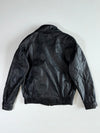 Mostang Italy Mode Quilted Leather Bomber Jacket (M)