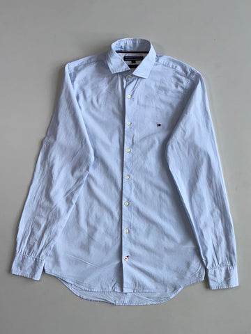 Tommy Hilfiger Light Blue Slim Fit Shirt (S)