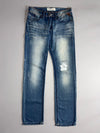 Earl Jean Distressed Straight Leg Jeans (W:32) (L:43)