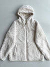 Fila Cream Sherpa Hooded Zip Jacket – Size (XL)