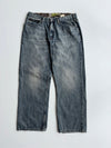 Lee Dungarees Loose Straight Jeans – Stonewash Blue  (W:34) (L:40)