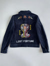 Jack & John’s Premium Fully Embroidered Snake Denim Jacket (M)