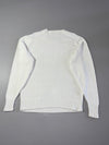 Vintage Polo by Ralph Lauren White Cotton Knit Crewneck Sweater (M)