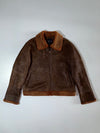 Kásu Shearling Leather Jacket – Brown  (M)