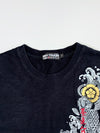 Big Train Jeans Osaka Y2K Koi Fish Wave Long Sleeve Tee (L)
