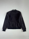 Adidas Black Tonal 3-Stripe Bomber Track Jacket (S)