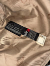 Adventure Bound Distressed Brown Leather Bomber Jacket (XL)
