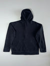 Reebok Full-Zip Hoodie – Black with Piped Sleeves (XL)