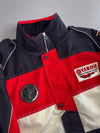 Team Yamaha Racing Colorblock Bomber Jacket – Black/Red/Cream (XL)