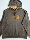 The North Face Brown Embroidered Logo Hoodie (2XL/3XL)