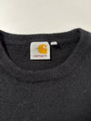 Carhartt Black Wool-Blend Knit Crewneck Sweater (S)