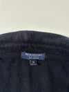 Burberry London Black Polo T-Shirt w/ Nova Check Placket – Men’s (M)