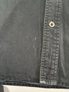 Harley-Davidson Washed Black Long-Sleeve Button-Up Shirt with Chest Logo (XL)