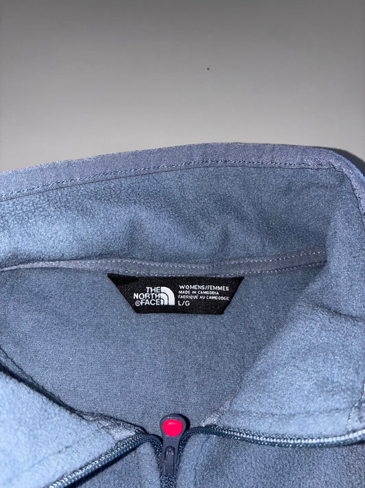 The North Face | Quarter-Zip Fleece Pullover | Grey Women’s) (M)
